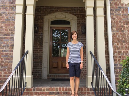 Anne Giraud outside her home in Hoover. 