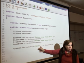 Jill Westerlund makes another point about the computer language Java.