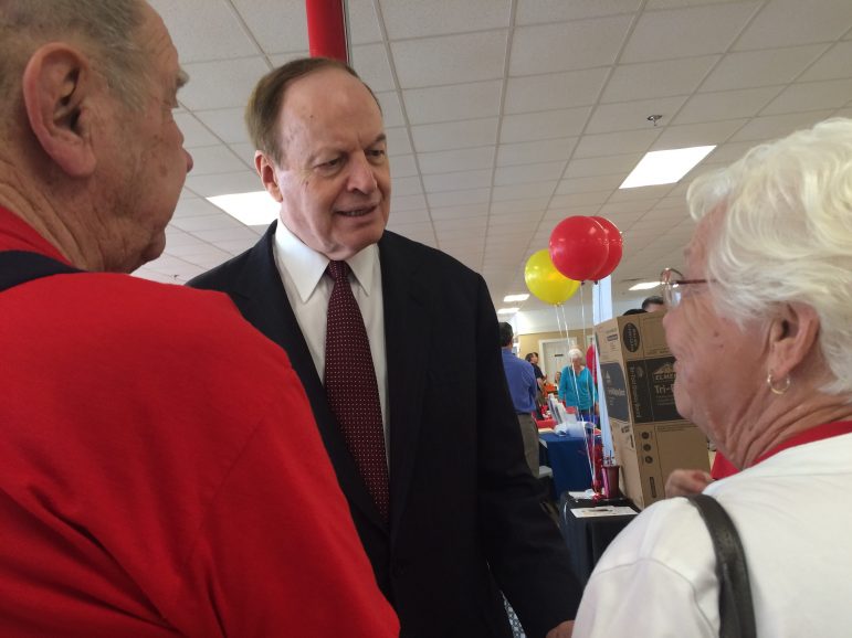 Senator Richard Shelby greets supporters in Chilton County. 