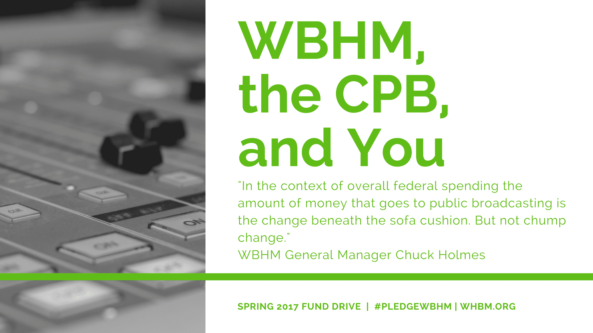 WBHM, the CPB, and You